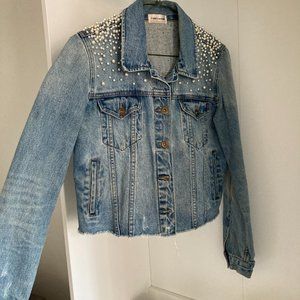 Sunset + Spring Mother of Pearl Denim Jacket